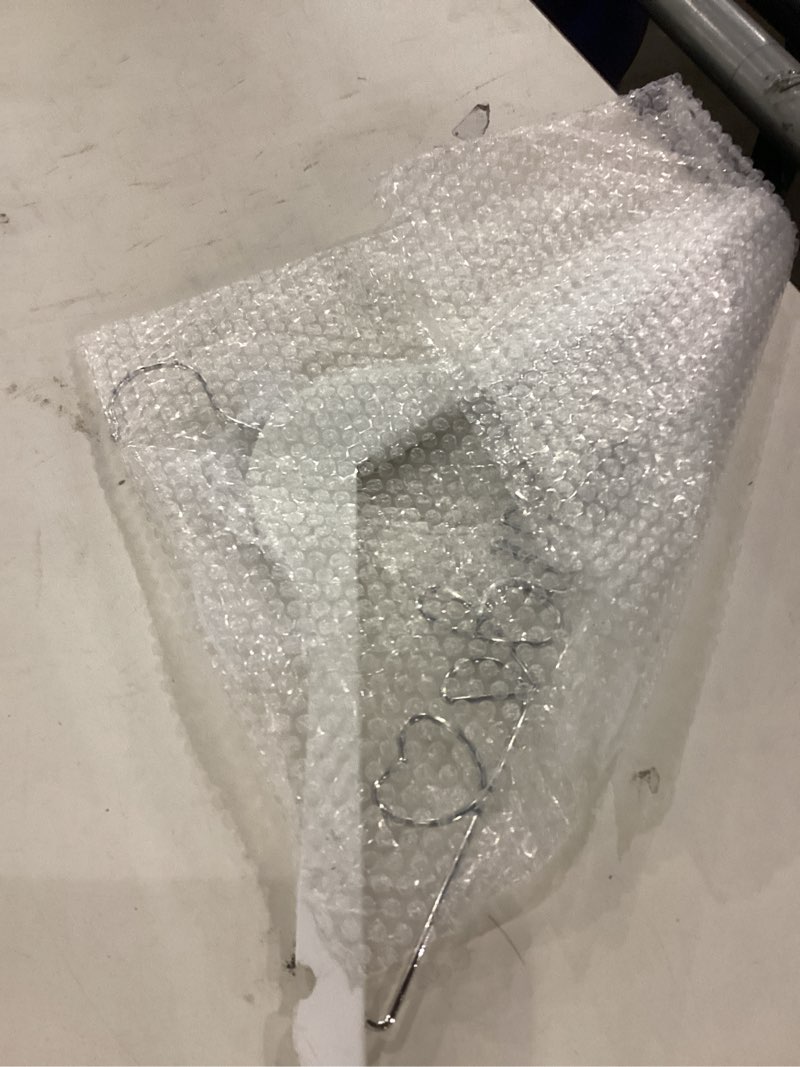 Condition photo showing Good Condition for Honeydak Mrs. Wedding Dress Hanger for Bride to Be,Elegant Bridal Hanger for Brides Gowns, Bridal Party Shower Gift,Wedding Gift(White,Ribbon) White Ribbon