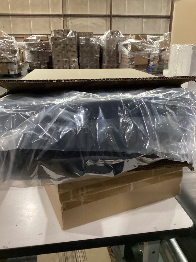 Condition photo showing New/Like New for Cowboy Hat Box for Travel, Crush Proof Hat Travel Case Carrier for Fedora Panama Straw Hat - 17x15 Black-1680