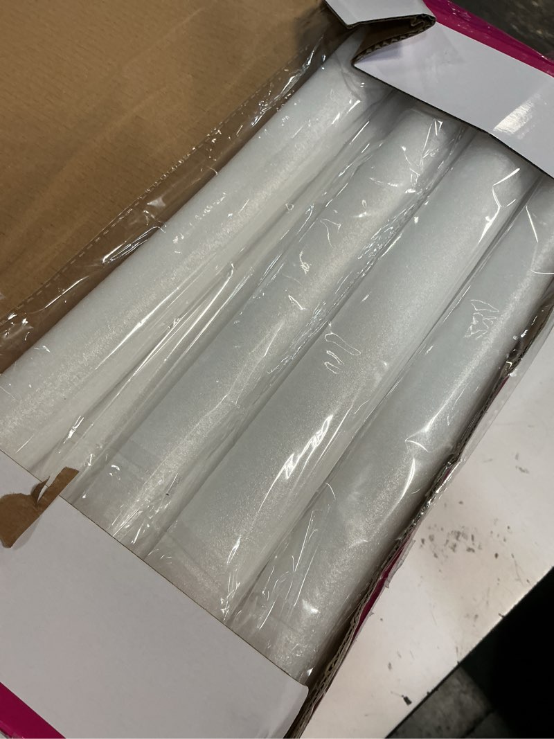 Condition photo showing New/Like New for party city 48pk led foam glow sticks 14”- glow in the dark party supplies favors, colorful flashing wand with 3 modes, foam light up sticks bulk party pack for wedding, birthday, concert, halloween pack of 48 foam glow sticks