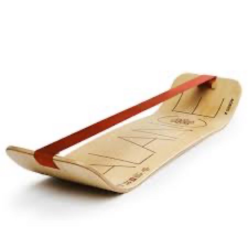 Balance Board trainer for Adults Kids,Weaving belt balance plate Slackline Wooden Wobble Board.Train