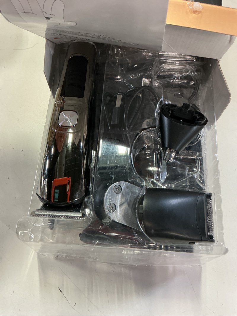 Condition photo showing Good Condition for Ufree Beard Trimmer for Men, Waterproof Electric Razor for Nose, Body, Face & Mustache, Cordless Hair Clippers Shavers Grooming Kit, Valentines Day Gifts for Men Husband Father Silver