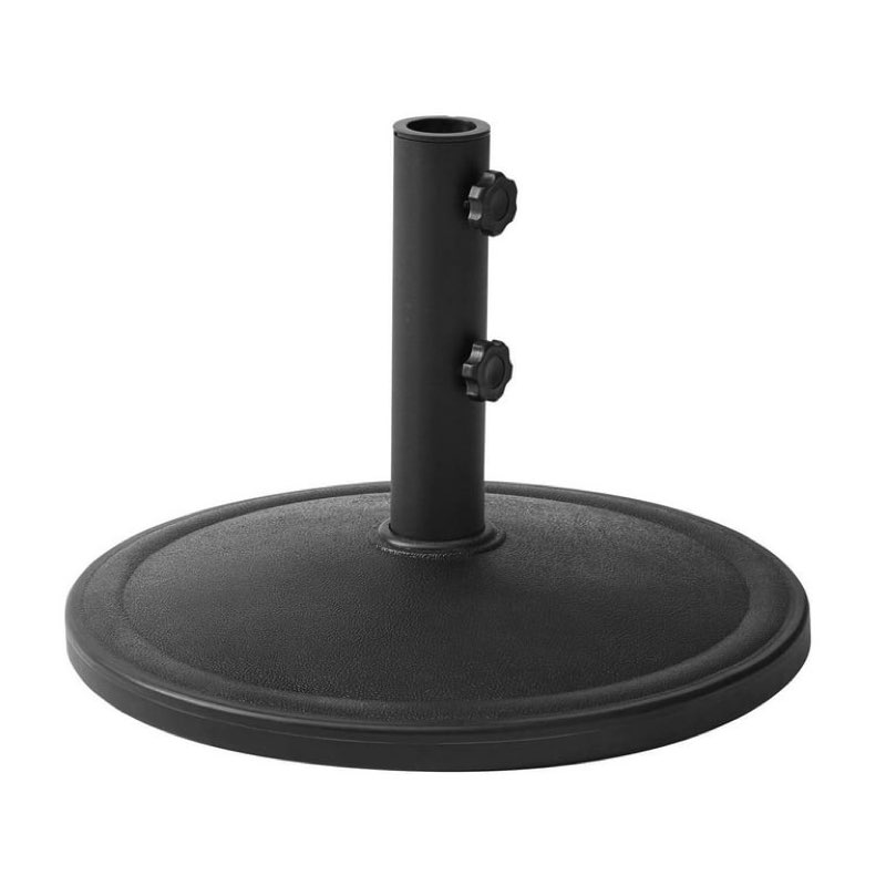 mainstays outdoor 26lb steel round umbrella base, black finish
