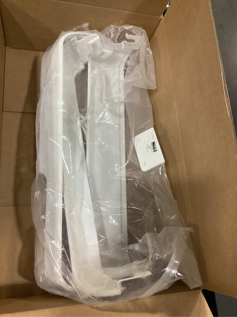 Condition photo showing As Is for 240338001 (top) & 240337901 (middle) & 240338101 (bottom) door shelf bin racks compatible with frigidaire refrigerator