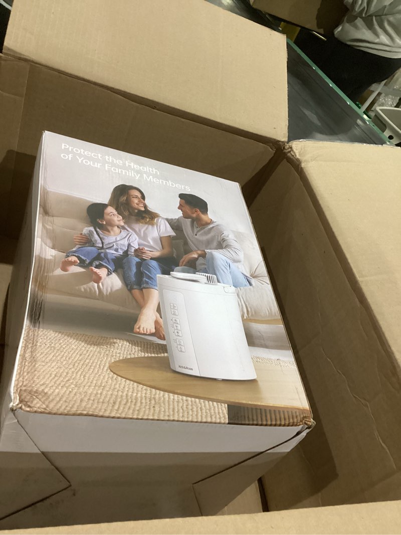 Condition photo showing As Is for 3L Stainless Steel Humidifier for Bedroom, Warm Mist Humidifiers Easy Clean, Steam Humidifier for Living Room, Whisper-Quiet and Filterless, with Sleep Mode and Timer, Auto-off Setting