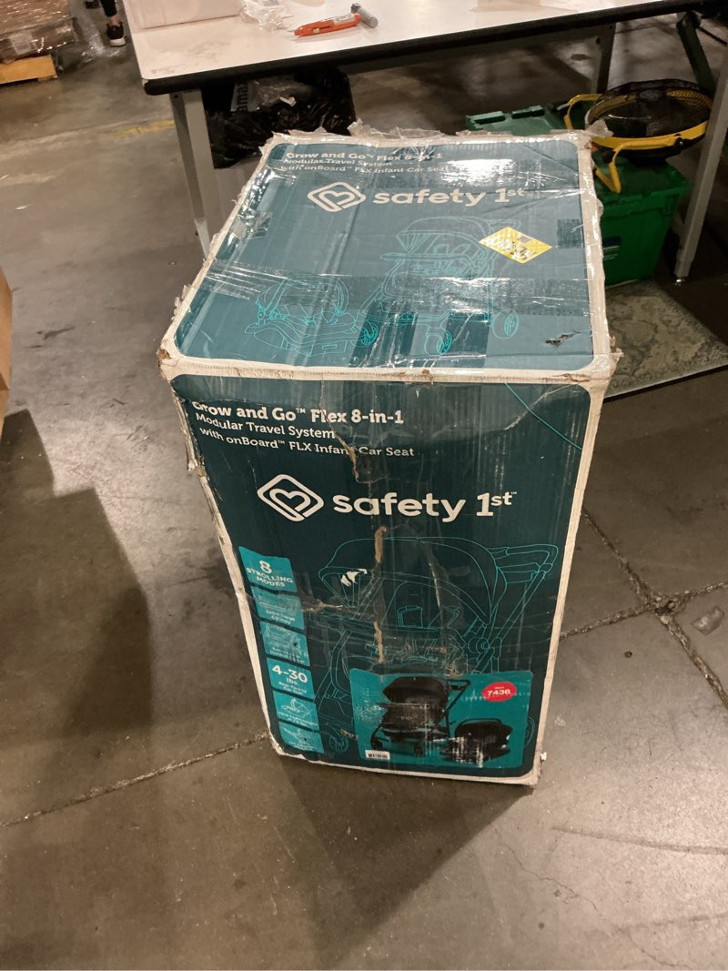 Condition photo showing New/Like New for safety 1st grow & go flex 8-in-1 travel system - knight rider