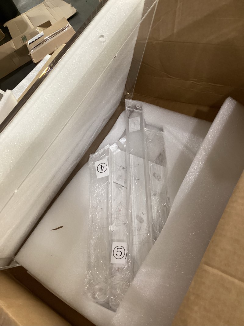 Condition photo showing Good Condition for umail 2-tier acrylic multifunction storage cart,rolling utility cart,mobile bar cart with 2 lockable wheels 15.6'' l x 11.8'' w x 28.1'' h