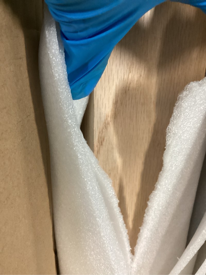 Condition photo showing Good Condition for 3" x 3" x 48" solid red oak stair newel post with a single groove notched newel wood balusters for staircase interior railing newels for stair handrails 3 x 3 x 48" red oak 1