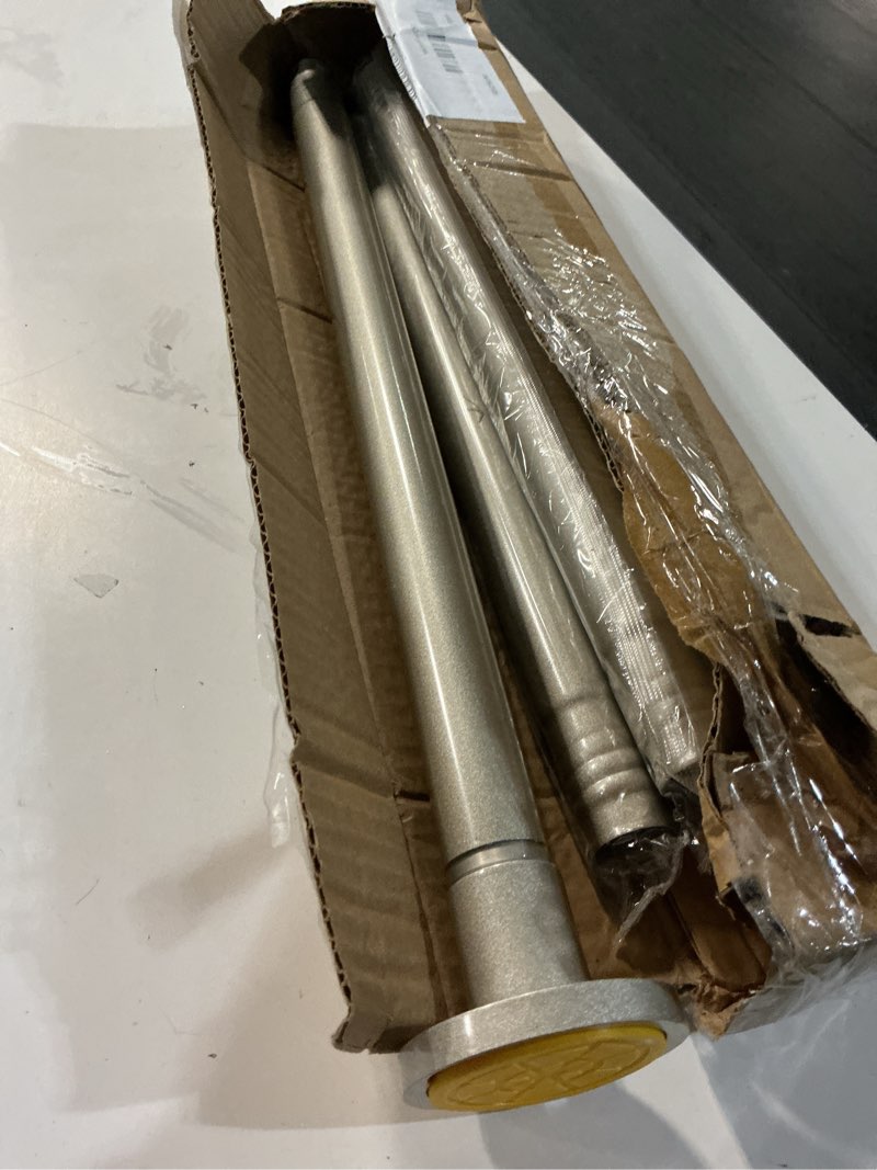 Condition photo showing Good Condition for gxoackj brushed nickel shower curtain rods - 31-80 inch spring tension shower rods for bathroom, adjustable, no drilling, no rust, stainless steel