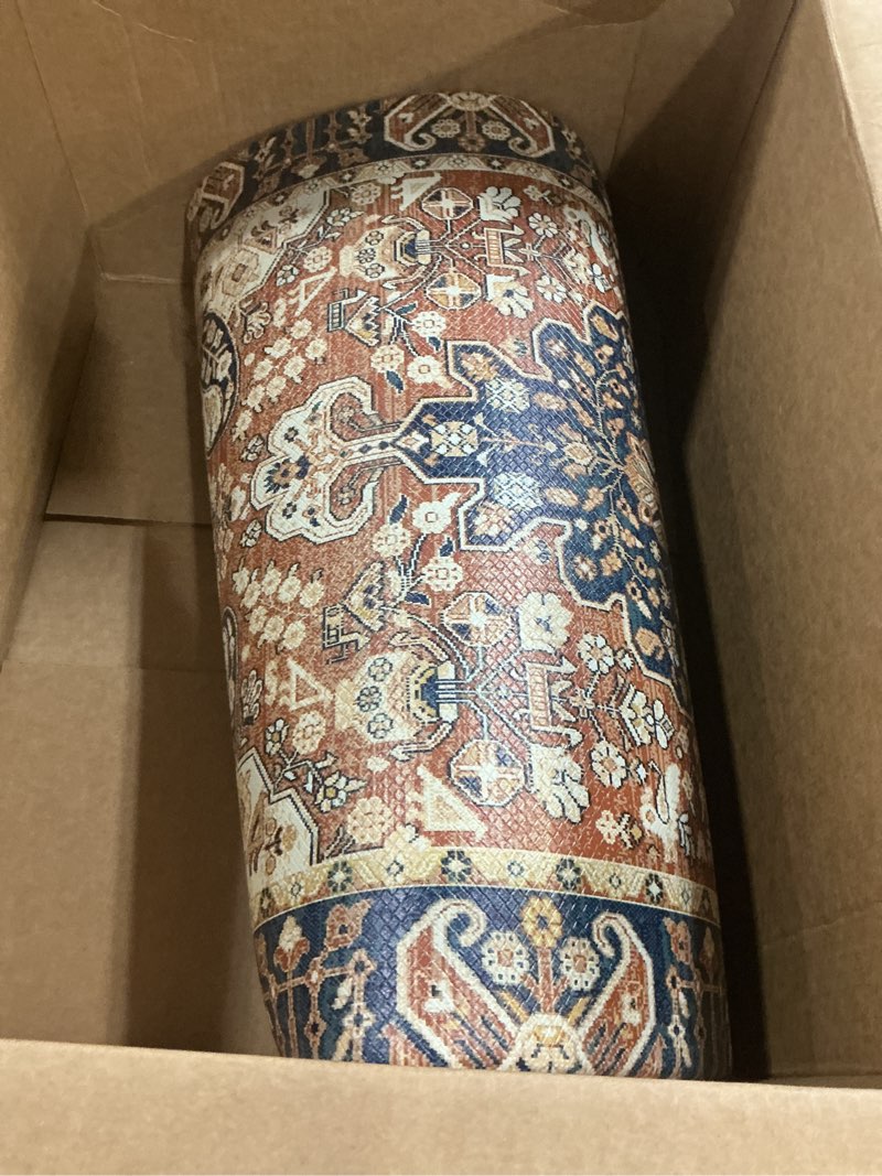 Condition photo showing Good Condition for DEXI Kitchen Mats for Floor Cushioned, 23x86 Extra Large Long Runner Rug Non Slip, Waterproof Soft Comfort Standing Padded Anti Fatigue Decorative, Brown Beige, 23x86 86"L x 23"W x 0.4"Th Brown/Beige