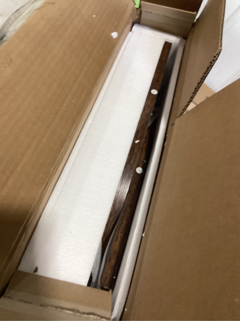 Condition photo showing Good Condition for Mini Fridge Stand with Power Outlet and Led Light,Mini Fridge Cabinet with Wine Rack,Microwave Stand with Storage,Bakers Rack Suitable for Kitchen,Coffee Bar,Dining Room,Living Room, (Rustic Brown)