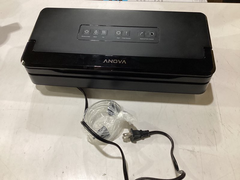 Condition photo showing As Is for **untested** anova culinary precision vacuum sealer pro, includes large bag roll (19ft), wet & dry dual food vacuum sealer machine for sous vide and long-term storage, 2-year warranty