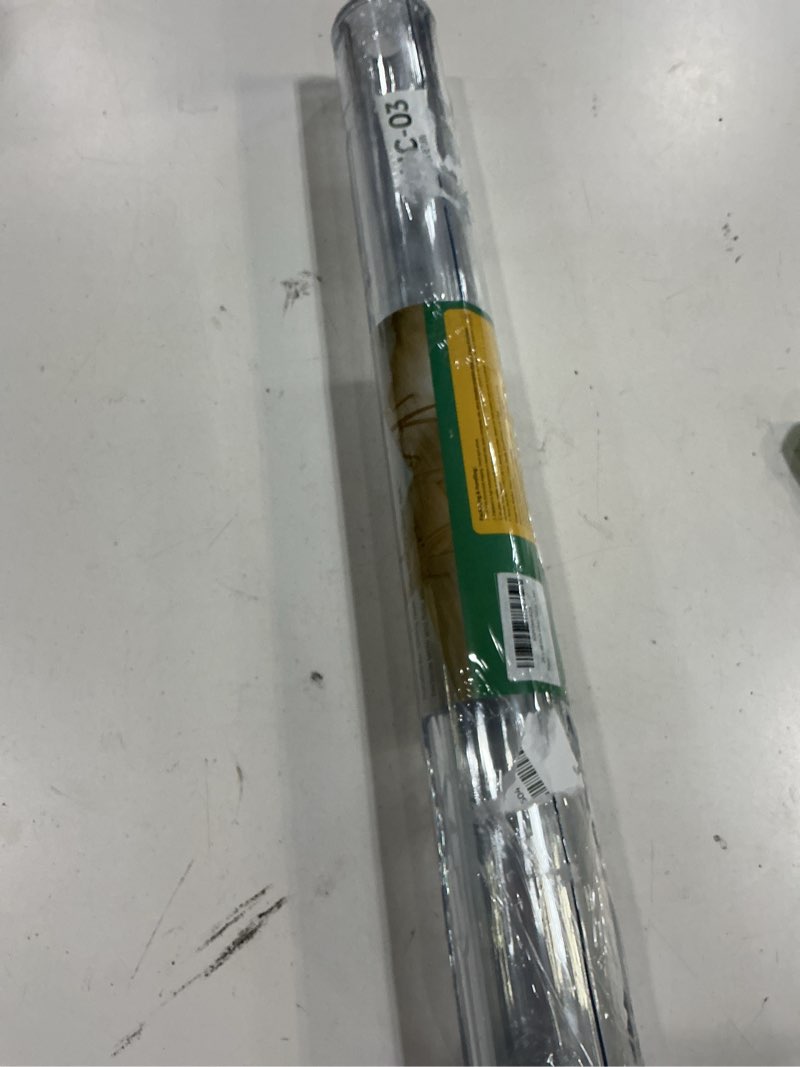 Condition photo showing New/Like New for 24 x 48 inch clear table cover protector, 2mm thick clear table protector for dining room table, plastic table cover, waterproof table pad for kitchen, office clear 2mm 24" x 48"