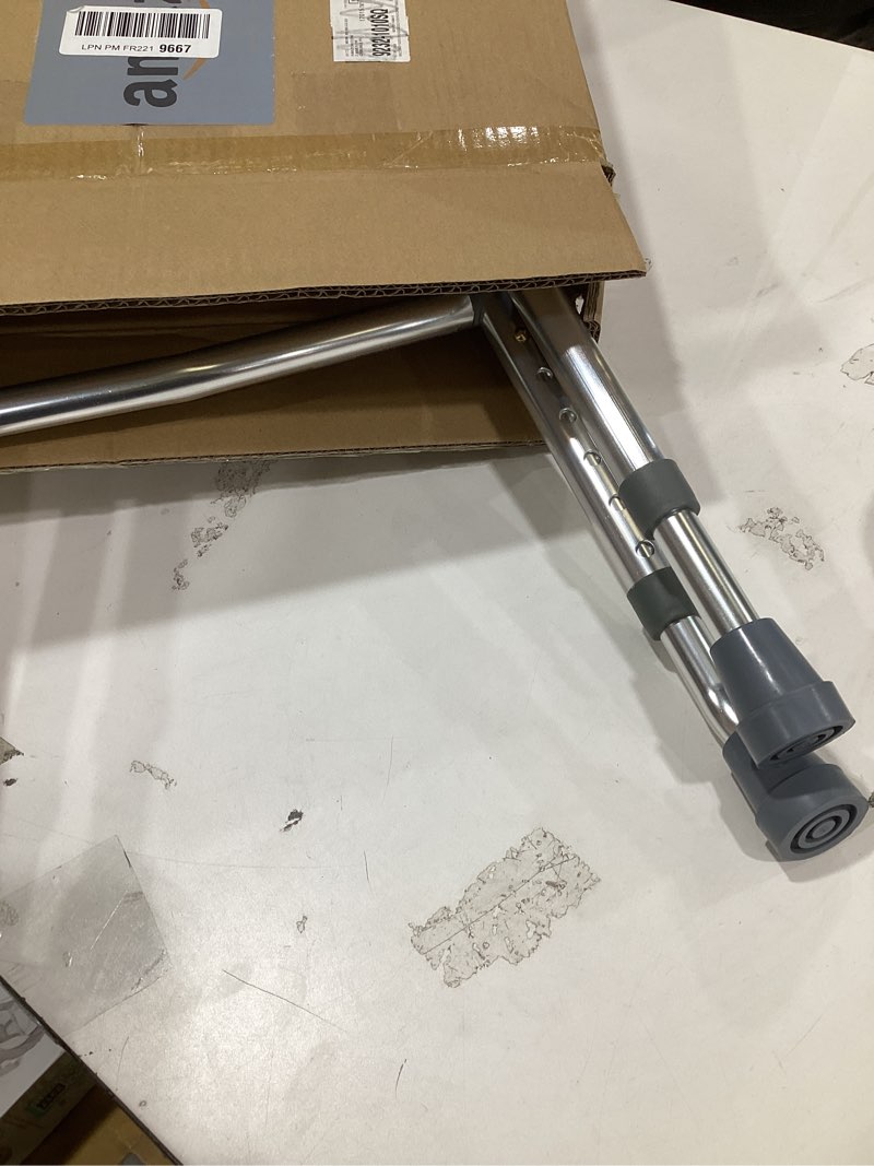 Condition photo showing As Is for Days Hemi Walker - Mobility Aid for Elderly, Handicapped, Disabled Users - One Arm or Hand Support, Folding, Aluminum, Height Adjustable - Weight Capacity Up to 300 Pounds