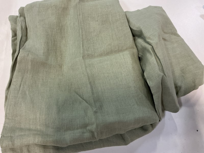 Condition photo showing Good Condition for european linen sham set, standard, willowleaf