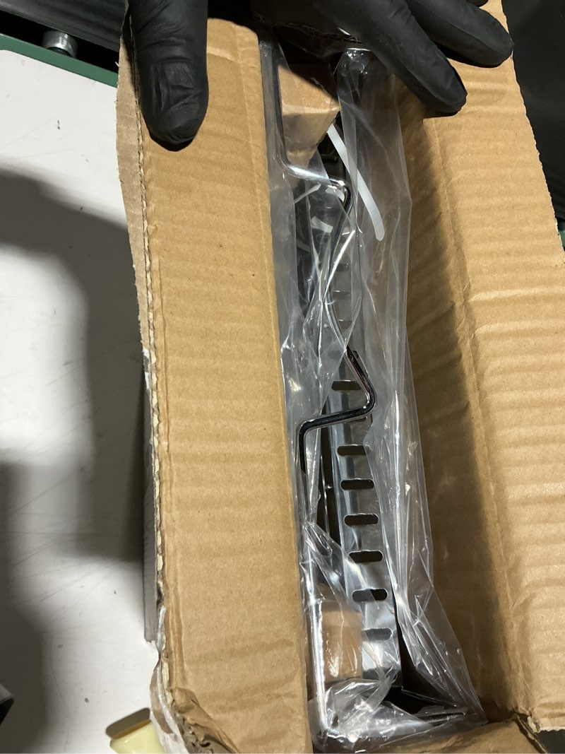 Condition photo showing Good Condition for HOLDN’ STORAGE Pull Out Organizer for Bakeware, Cutting Board and Trays, Adjustable Dividers - Heavy Duty, Lifetime Limited Warranty - For Narrow Cabinet Spaces, 14.5”W x 21”D x 11”H, Chrome 14.5" W x 21" D