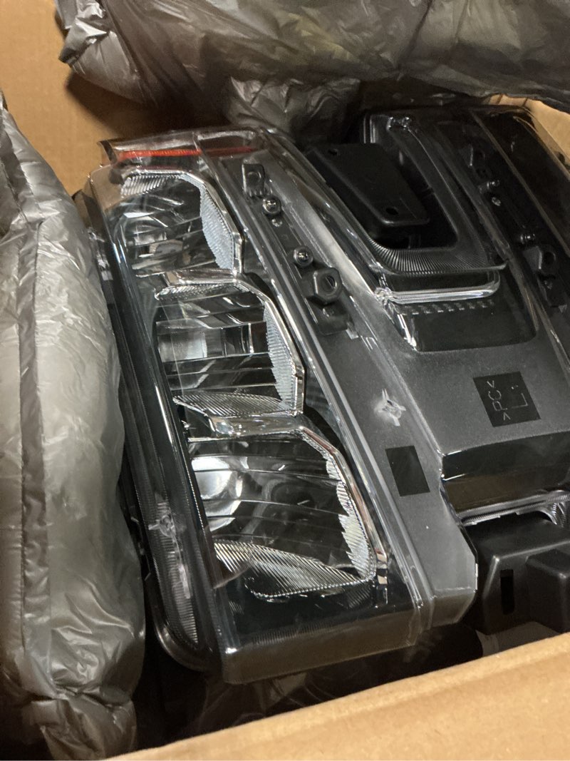 Condition photo showing Good Condition for huray led headlight assembly for chevy silverado 2019-2022 - led drl head lamp accessory (passenger side) rh (passenger side)