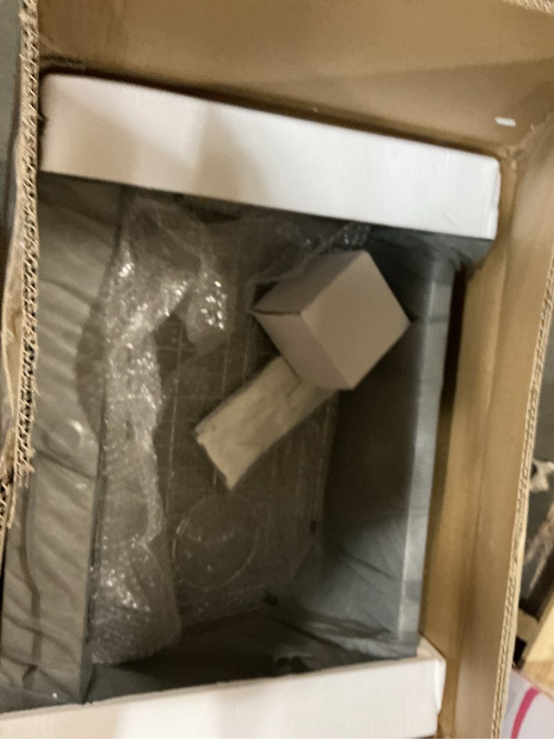 Condition photo showing New/Like New for ROVOGO 25x18x9 Drop-in Kitchen Sink Single Bowl with Offset Drain Assembly and Bottom Grid, 304 Stainless Steel Handmade Modern Sink Top Mount with 1 Faucet Hole, Brushed 25"x18"x9"