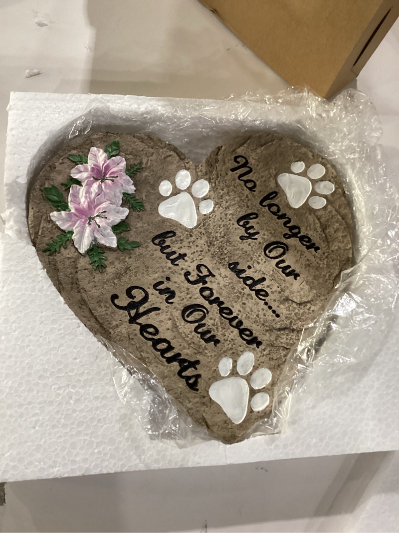 Dog Memorial Gifts for Loss of Dog Sympathy Gift, Heart Shaped Pet Memorial Gifts for Dogs, Pet Dog 
