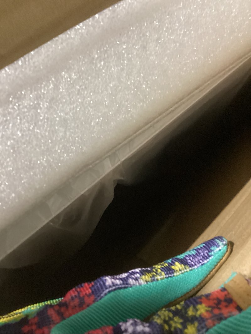 Condition photo showing As Is for WTTY RGB LED Bathroom Mirror 30"x36" with Backlit and Front Light,Stepless Dimmable LED Mirror for Bathroom,Lighted Bathroom Vanity Mirror for Wall,Anti-Fog,Memory Function,Shatter-Proof 8 Colors Backlit + 3 Colors Front Light 36"L x 30"W