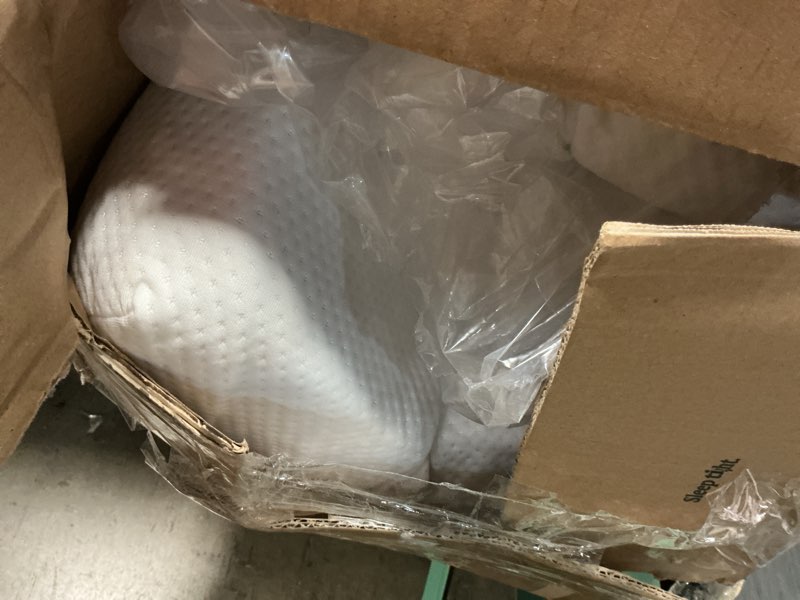 Condition photo showing Good Condition for similar serta down illusion soft hypoallergenic 2 inch pillowtop simple fit mattress topper, queen, white queen white