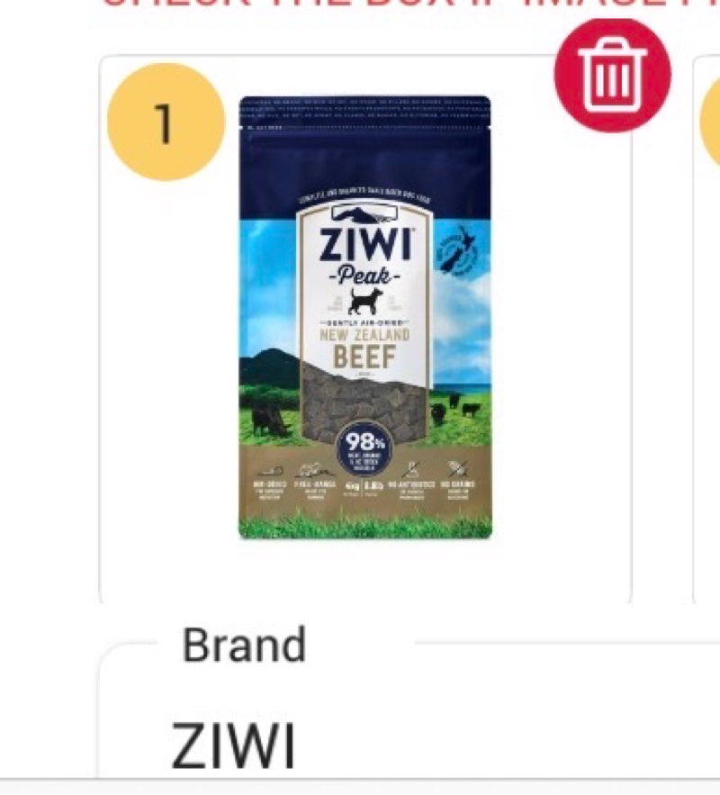 ZIWI Peak Air-Dried Dog Food – All Natural, High Protein, Grain Free and Limited Ingredient with Superfoods (Beef, 8.8 lb) (B06WP66LHD)( BB: 06/16/2026)