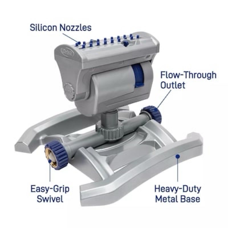 Orbit Max 3900-sq ft Oscillating Sled Lawn Sprinkler
