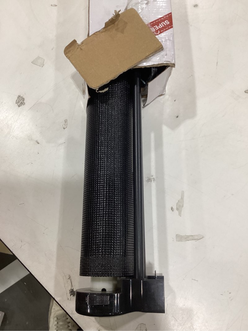 Condition photo showing Good Condition for reinforced 42" tall x 120" extra wide retractable baby gate extra long baby gates for large openings prevent kids and pets from jumping over retractable pet gate reinforced puppy gates for dogs, black black 42" tall x 120" wide? with reinforced bar ?