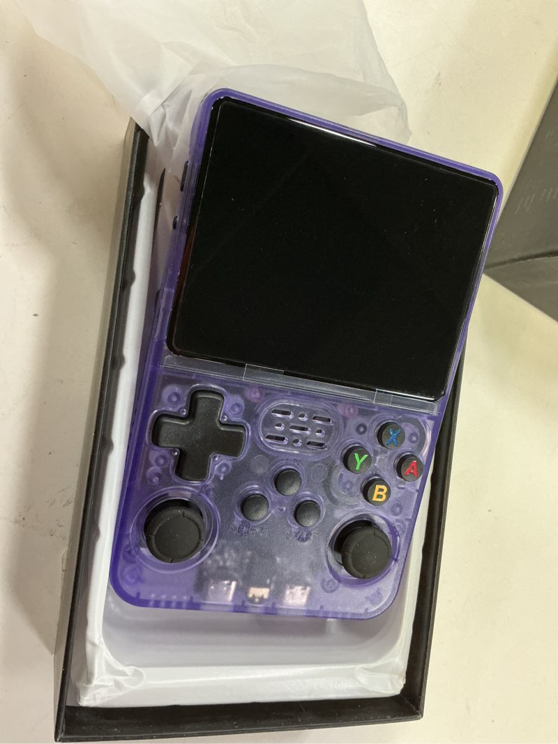 Condition photo showing Good Condition for Flip Retro Handheld Game Console Retro Gaming Console with 64G Preloaded 5532 Games,3300 mAh Battey, Portable Clamshell Games Consoles Supports 5G WiFi Bluetooth HDMI 30+ Simulators RG34XXSP Flip Indigo new