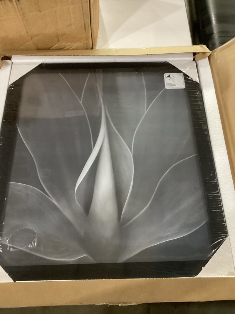Condition photo showing New/Like New for americanflat 17x19 poster frame - black engineered wood with polished plexiglass - wide picture frame for vertical or horizontal wall display - epic collection - black 17x19 black