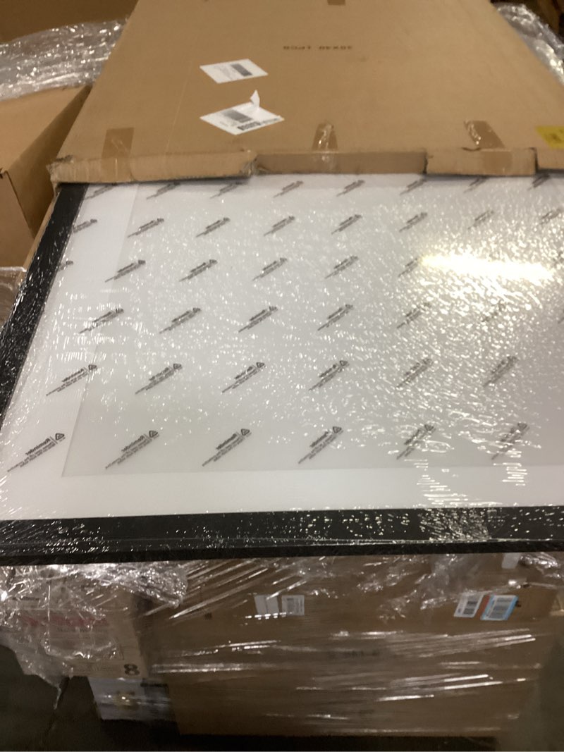 Condition photo showing Good Condition for 30x40 Picture Frame with 24x36 Mat, Display Photo 24x36 inch with Mat or 30 x 40 inch Without Mat, Wall Hanging Large 30 by 40 Poster Frame with Plexiglass, Black Black 30x40 inch