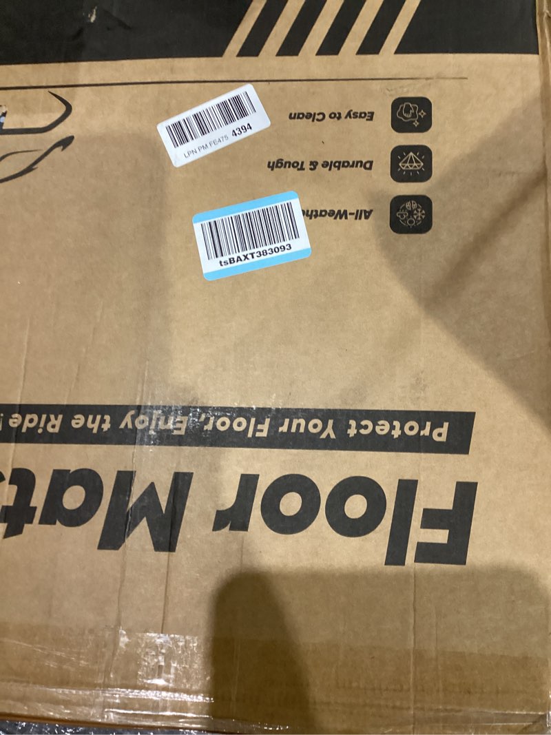 Condition photo showing As Is for Floor Mats for Ford Expedition Max 2025?Only 7 Seat/with 2nd Row Bucket Seats All Weather TPE Tapets