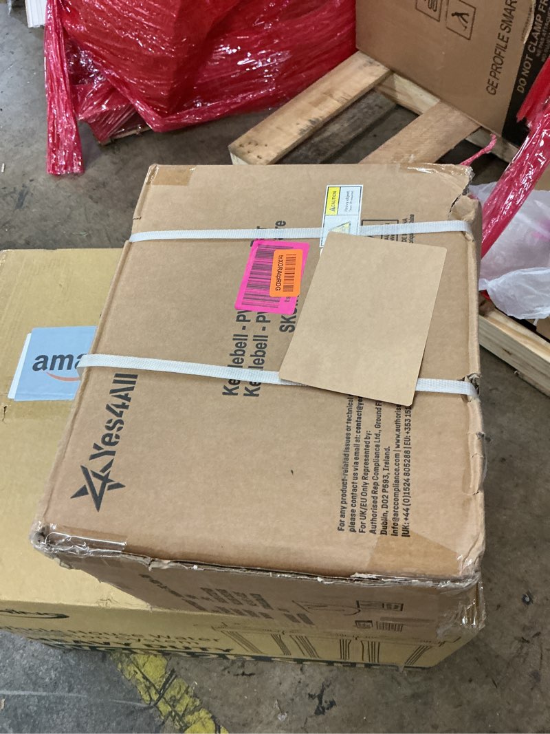 Yes4All Kettlebell, 30 lb Vinyl Coated Cast Iron Kettlebell Set of 2 for Home Gym Exercises, Heavy W