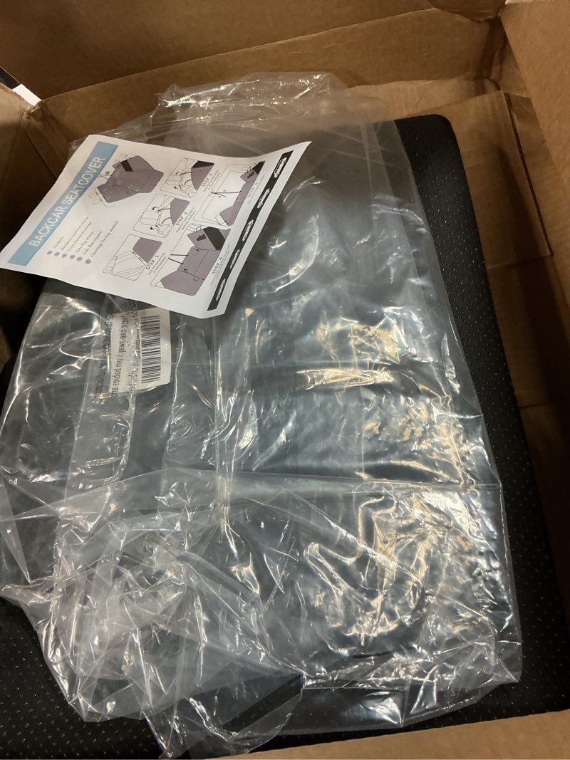 Condition photo showing Good Condition for dog car seat cover for back seat, hard bottom back seat extender for dogs, waterproof dog hammock for car, heavy duty dog bed for car, car dog cover back seat, non-slip pet protector