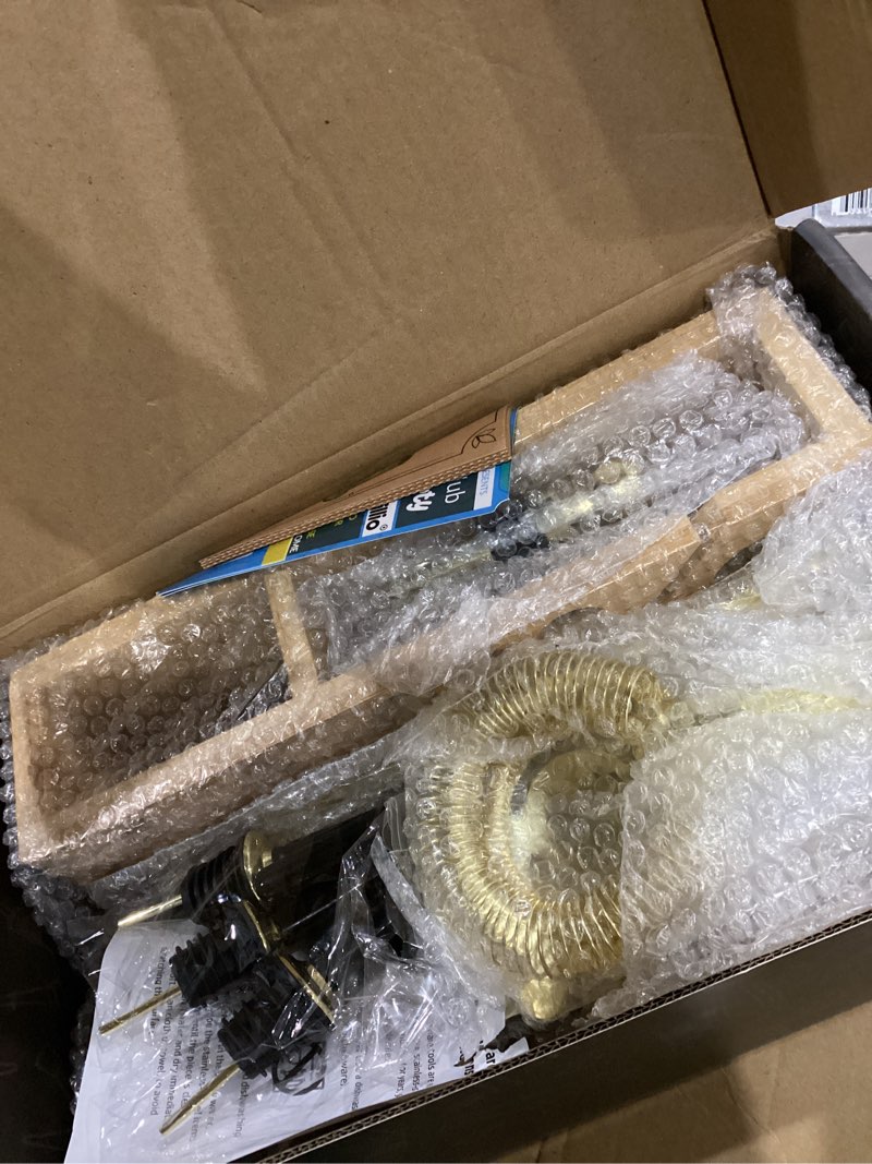 Condition photo showing New/Like New for Barillio Gold Bartender Kit - Stainless-Steel Cocktail Shaker Set w/Bamboo Stand - Mixology Bar Tools w/Drink Shaker, Mixer Spoon and Muddler for Cocktails - Home Bar Accessories - 23-Pc Bar Set Gold - Bamboo