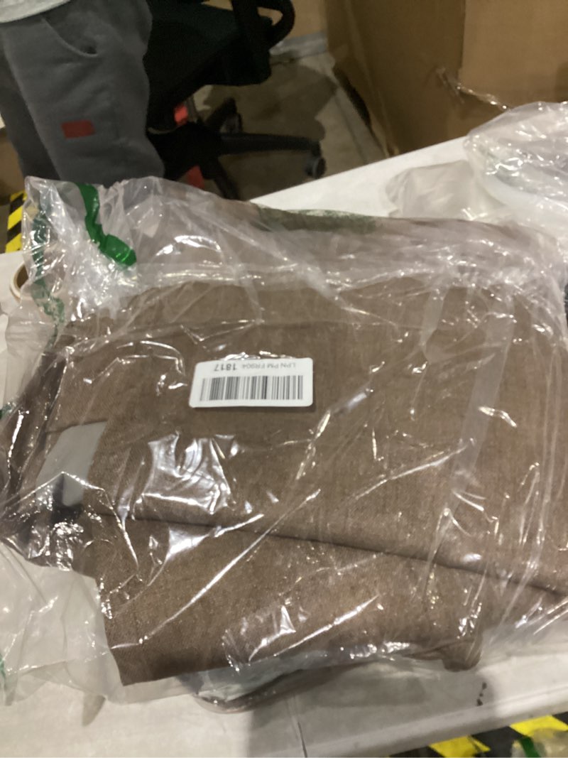 Condition photo showing As Is for RYB HOME 100% Blackout Curtains 102 Inch Long, Thermal Insulated Window Curtains for Bedroom/Living Room/Dining/Sliding Glass Door, Privacy Assured Farmhouse Home Decor, W52 x L102, Coffee, 2 Panels 52"W x 102"L (Pack of 2) Coffee