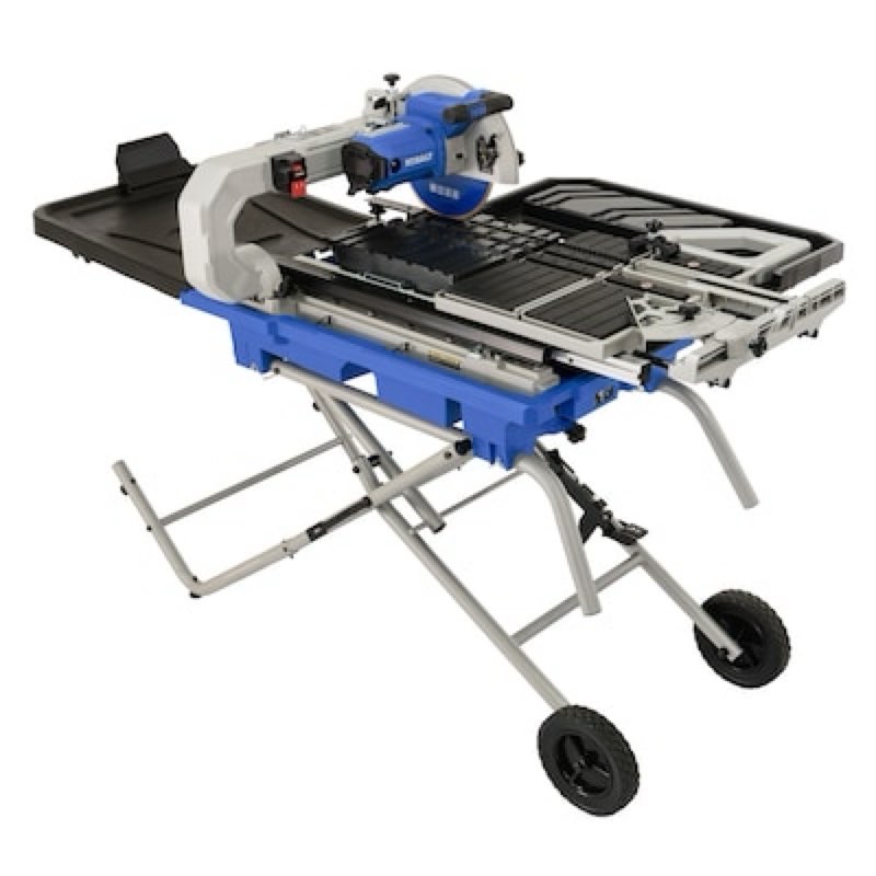 (similar to stock photo) Kobalt 15.0 -Amp 10-in -Blade Sliding Table Tile Saw with Stand