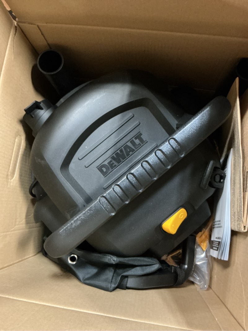 Condition photo showing Good Condition for DEWALT Wet and Dry Vacuum 9 Gallon Poly Wet/Dry Vac Yellow Shop Vacuum 5 HP Strong Suction for Jobsite, Workshop 3 in 1 Multi Functions Model: DXV09P
