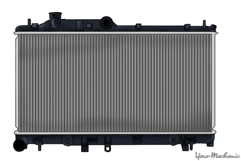 Black and silver car Radiator 