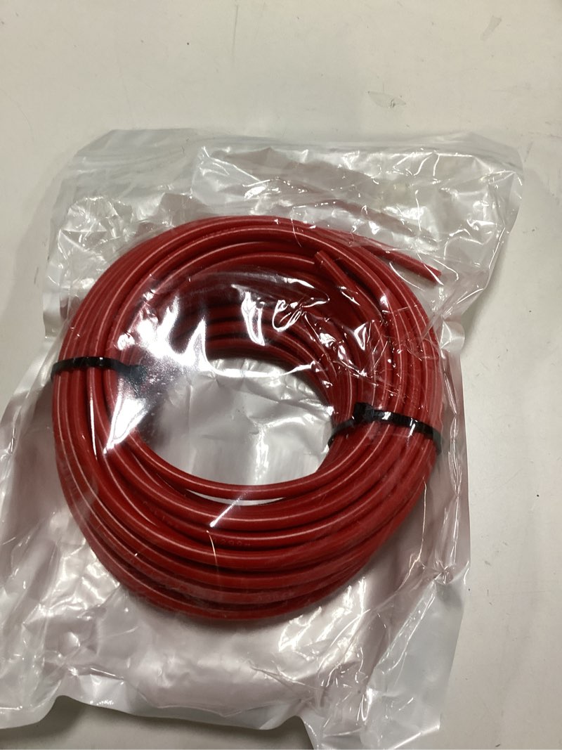 Condition photo showing New/Like New for RG58 Coaxial Cable - 50ft Low Loss 50 Ohm Coax for WiFi/Router Signal Booster Amplifier Extension (Red) 50FT Red
