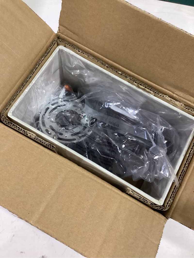 Condition photo showing As Is for Plug in Wall Sconce with Dimmer Switch and USB Port?9.5“Rectangular Linen Fabric Shade?Bedside Wall Lamp Matte Black Finish?Wall Lamp Perfect for Bedroom, Living Room and Hotel. E26 Base