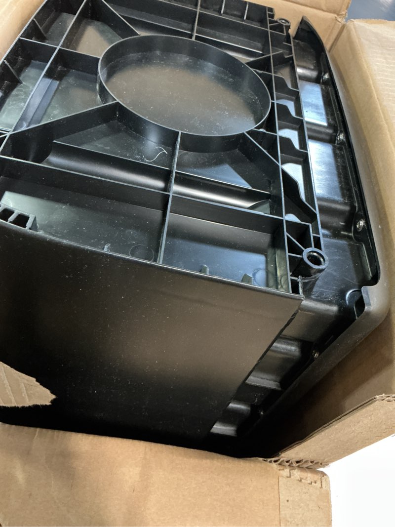 Condition photo showing Good Condition for amazon basics high security micro cut paper shredder, 8 sheet capacity, cd and credit card shredder with pull out bin, black