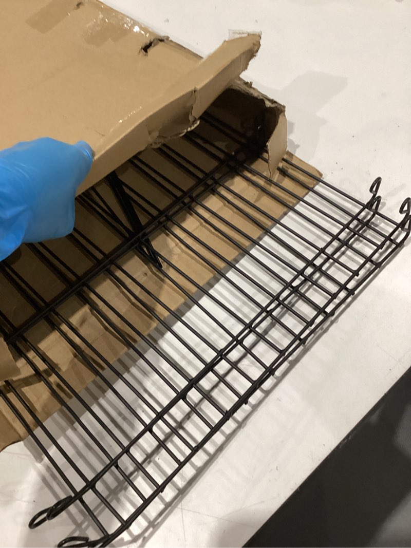 Condition photo showing Good Condition for dog crate divider panel,include 2 metal panels,4 connecting rods and 4 spacers,adjustable metal pet kennel divider,20.4''h ,adjustable width 13.7"-25.48",fit medium dog crate (crate not included) 15.74x20.47 in