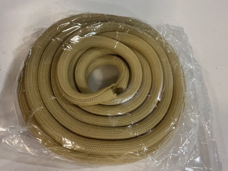 Condition photo showing New/Like New for 25ft - 1 inch braided cable management sleeve cord protector - self-wrapping split wire loom for tv/computer/home theater/engine bay - beige 1"-25ft beige