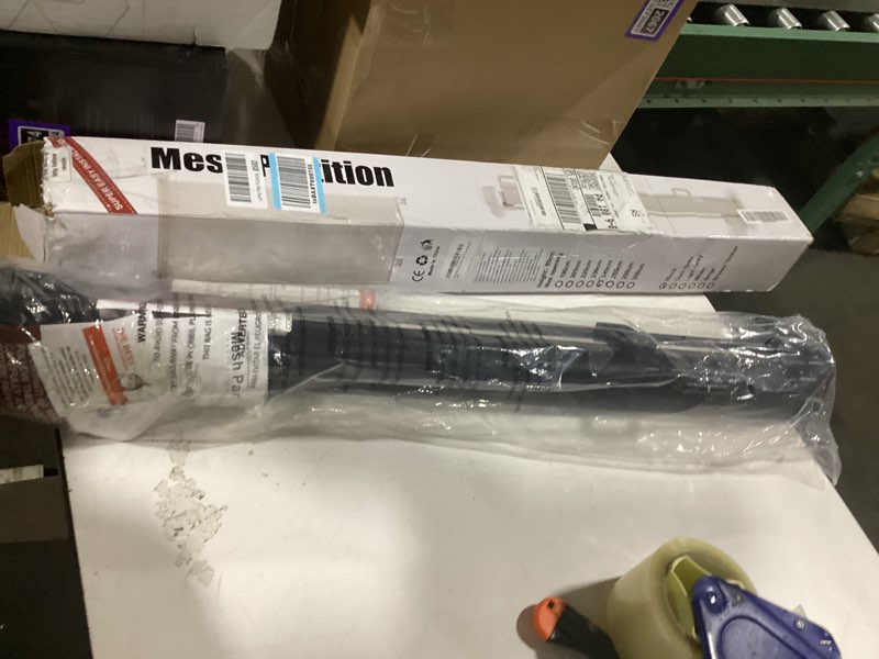 Condition photo showing As Is for (similar to )chrisdowa cordless blackout roller shades for windows, thermal insulated uv protection pull down shades, total blackout window blinds for home, office, bedroom, door (33 1/2 w x 72\\\" h, white) 22\\\"w x 72\\\"h white