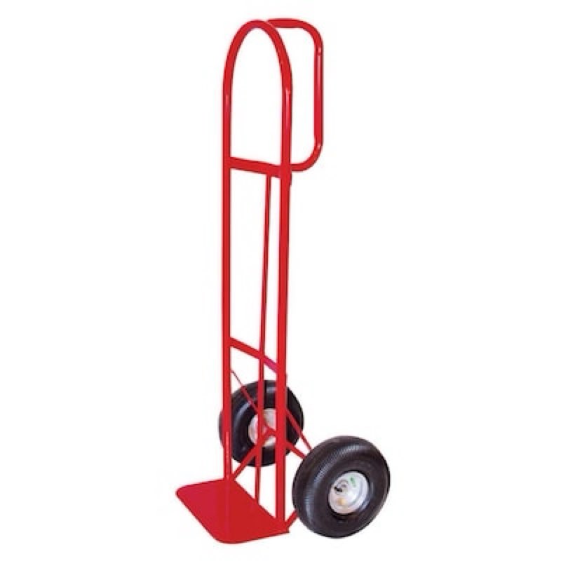 milwaukee 800-lb capacity 2 -wheel red steel heavy duty hand truck