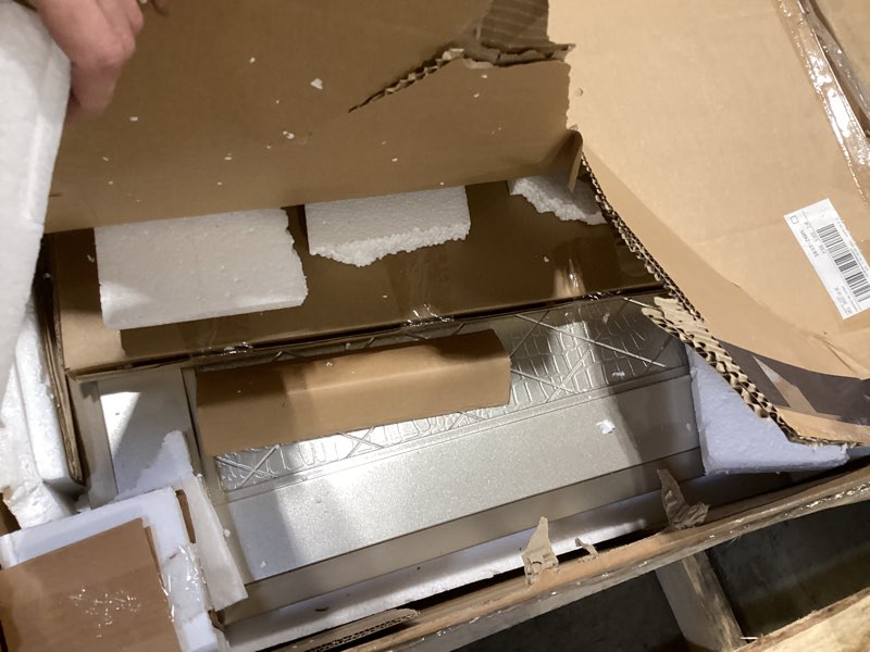 Condition photo showing As Is for Lexicon Abney Coffee Table, Champagne