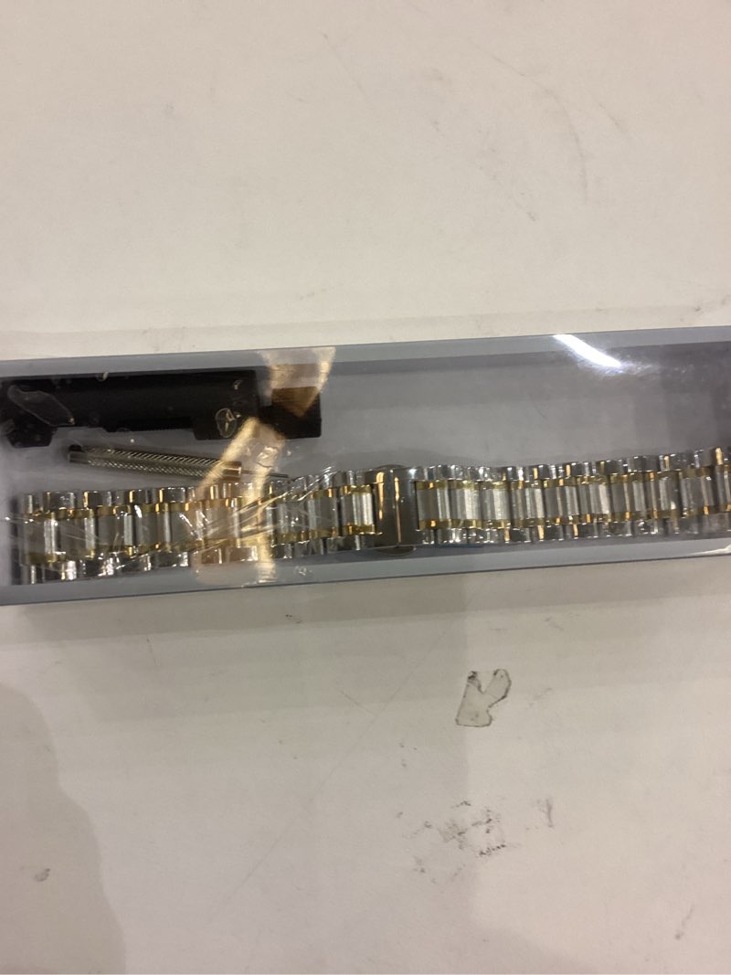 Nixiamy Metal Watch Universal Metal Replacement Stainless Steel Watch Straps with Straight & Curved 