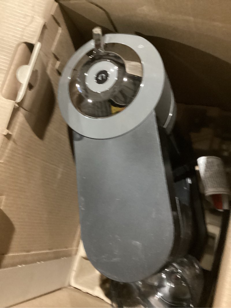 Condition photo showing As Is for Nespresso Vertuo Next Coffee and Espresso Maker, Machine Only, 1260 watts, Dark Gray Machine Only Dark Gray