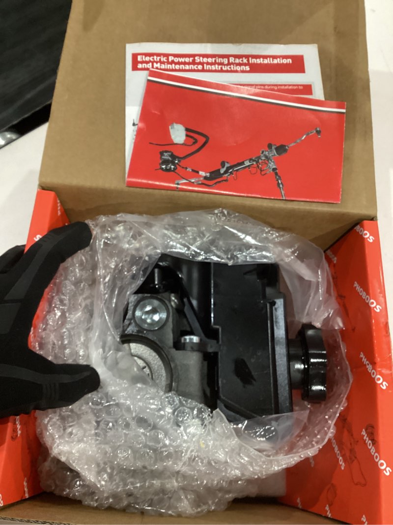 Condition photo showing As Is for phoboos power steering pump compatible with ford focus 2006-2011, transit connect 2010-2011, 2.0l/2.3l/2.5l, with outlet, reservoir & pulley, smooth steering, low noise, high durability, ref. 20-326