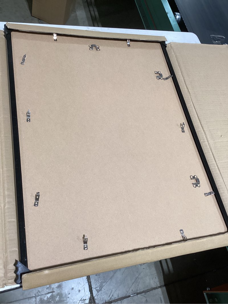 Condition photo showing Good Condition for lavie home 20x27 picture frame for wall display, 20x27 black picture frame with hd plexiglas, 20 x 27 poster frame 1 pack, display frame for vertical or horizontal, classic collection black 20x27 1
